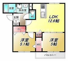 物件の間取り画像