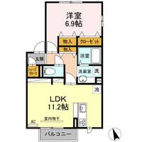 エクセル東合川3の間取り
