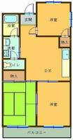 ハイツなかにし202の間取り