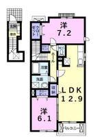 モンテローザⅡの間取り