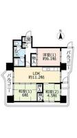 UR北緑丘0200601の間取り