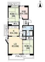 UR若山台第40160308の間取り