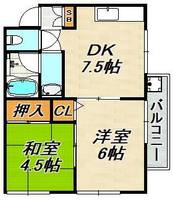 メゾンコスモスの間取り
