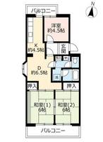 UR洛西福西公園0030301の間取り