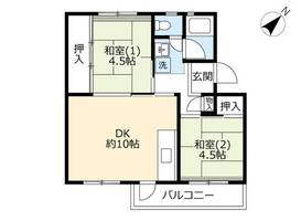 UR落合3150404の間取り