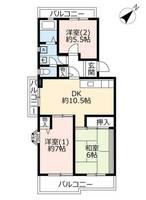 UR平城左京0170404の間取り
