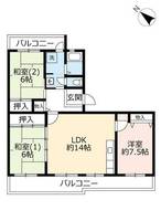 UR奈良青山0020102の間取り