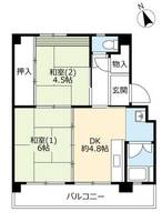 UR明石舞子A310101の間取り