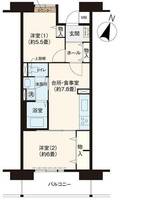 URルゼフィール金楽寺町0000805の間取り