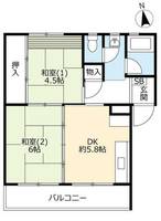 UR東豊中第二1270201の間取り