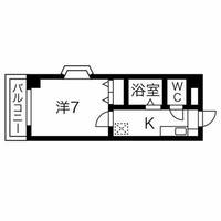 アベニューリップル長田Ⅰの間取り