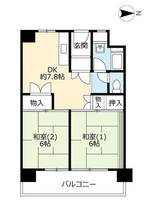 UR中百舌鳥公園0050612の間取り