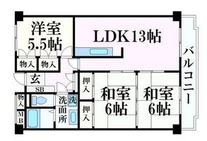 物件の間取り画像