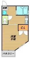 シュクレ須磨の間取り