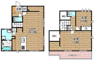 物件の間取り画像