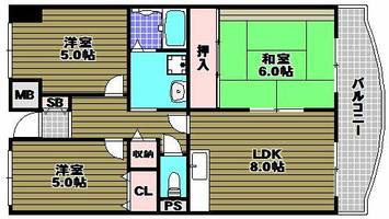 物件の間取り画像