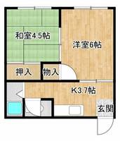布屋荘7の間取り