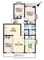 物件の間取り画像