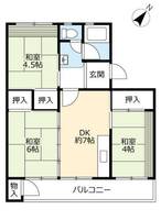 UR岩成台0350208の間取り