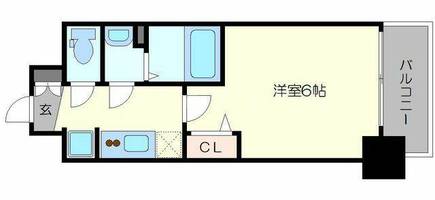 プレサンス新大阪ストリームの間取り