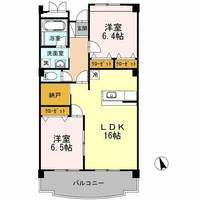 愛知県岡崎市柱町字下川田(マンション)の賃貸物件の間取り