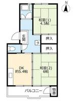 物件の間取り画像