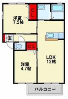 メゾンド知古202の間取り