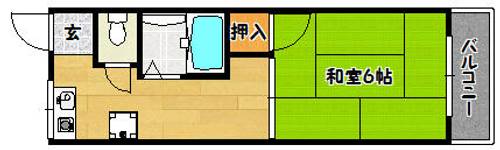 ハイツオーロラの間取り