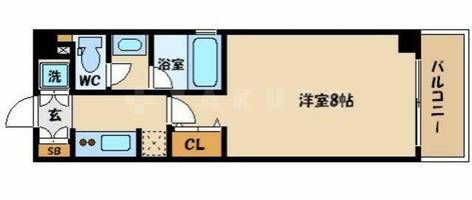 アクティコート京橋の間取り