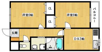 物件の間取り画像