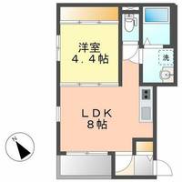 愛知県名古屋市西区新道1丁目(アパート)の賃貸物件の間取り