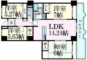 シャトーブランシェの間取り