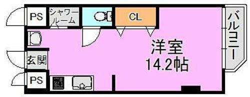 長田ハイツの間取り