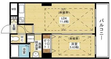 物件の間取り画像