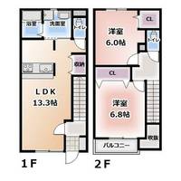 カトルセゾンCの間取り