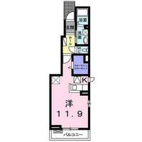 コーポ二ヶ崎101の間取り