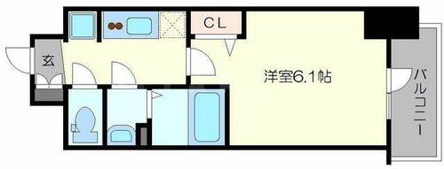 プレサンス新大阪ストリームの間取り
