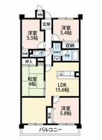 物件の間取り画像