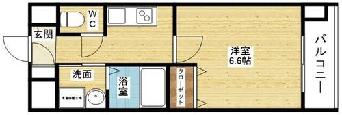 大阪府大阪市淀川区木川東2丁目(マンション)の賃貸物件の間取り