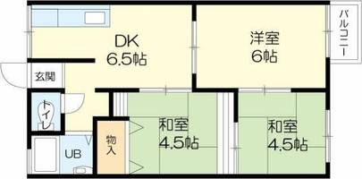 コスモハイツの間取り