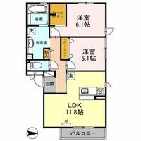 ファミールB棟の間取り