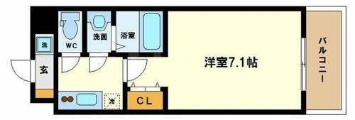 ウインズコート新大阪Ⅱの間取り