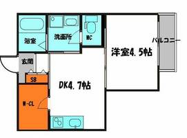 物件の間取り画像