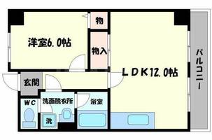 ベルビュー3番館の間取り