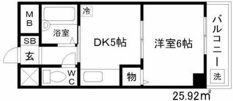 物件の間取り画像