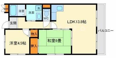 物件の間取り画像