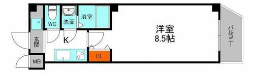 サンライフ太子橋今市の間取り
