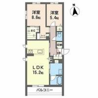 シャーメゾンウィステリアの間取り