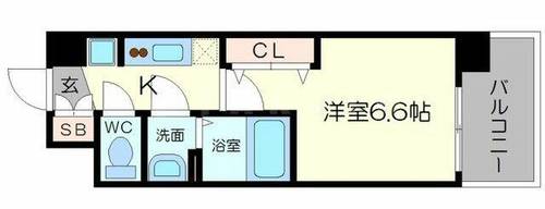 ファステート江坂ランウェイの間取り
