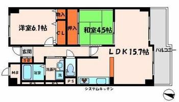 物件の間取り画像